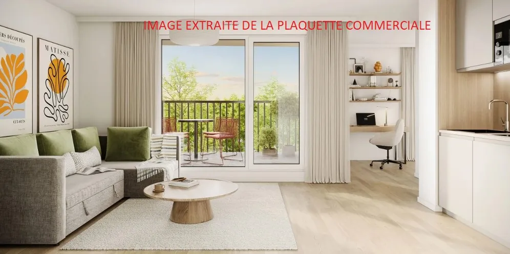 Appartement 2 pièces à Bourgoin-Jallieu avec terrasse et TVA réduite