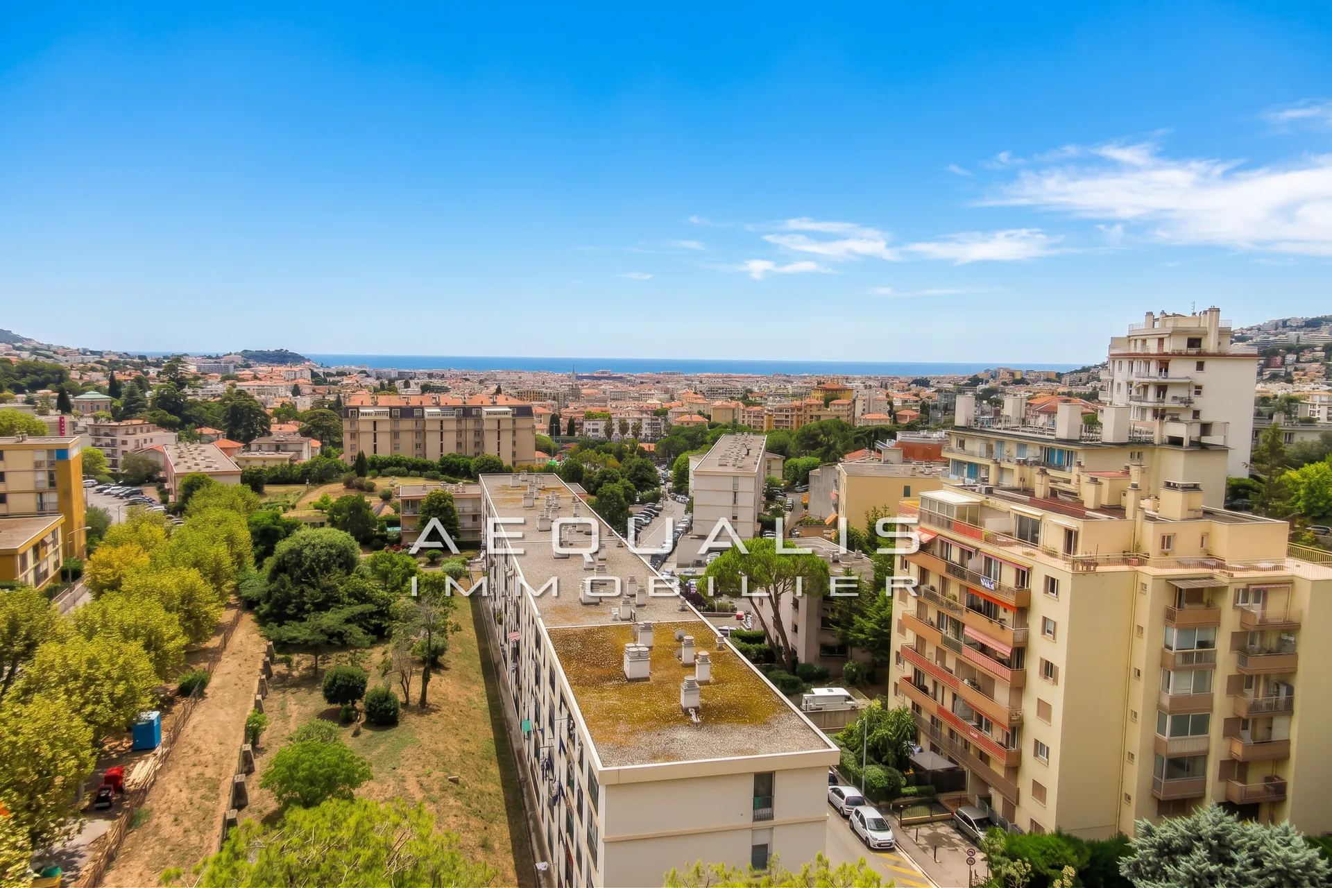 Appartement 2 pièces avec vue panoramique à Nice-Nord - Proximité Parc Chambrun