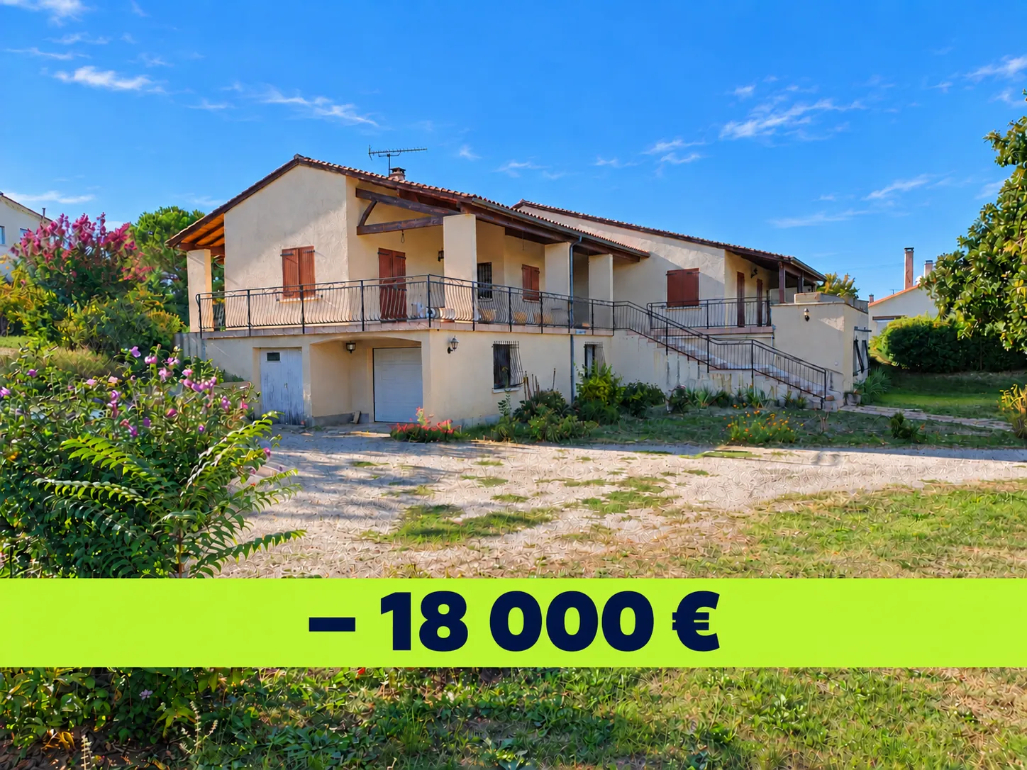 Maison de 172 m² avec 3 chambres et grand terrain à Castillonnès