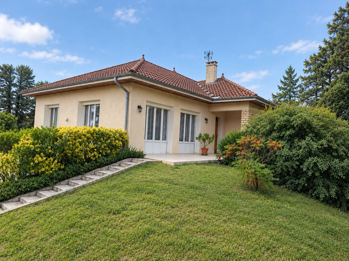 Maison familiale à vendre à Pont-Évêque - 172 m² avec jardin et potentiel d'extension