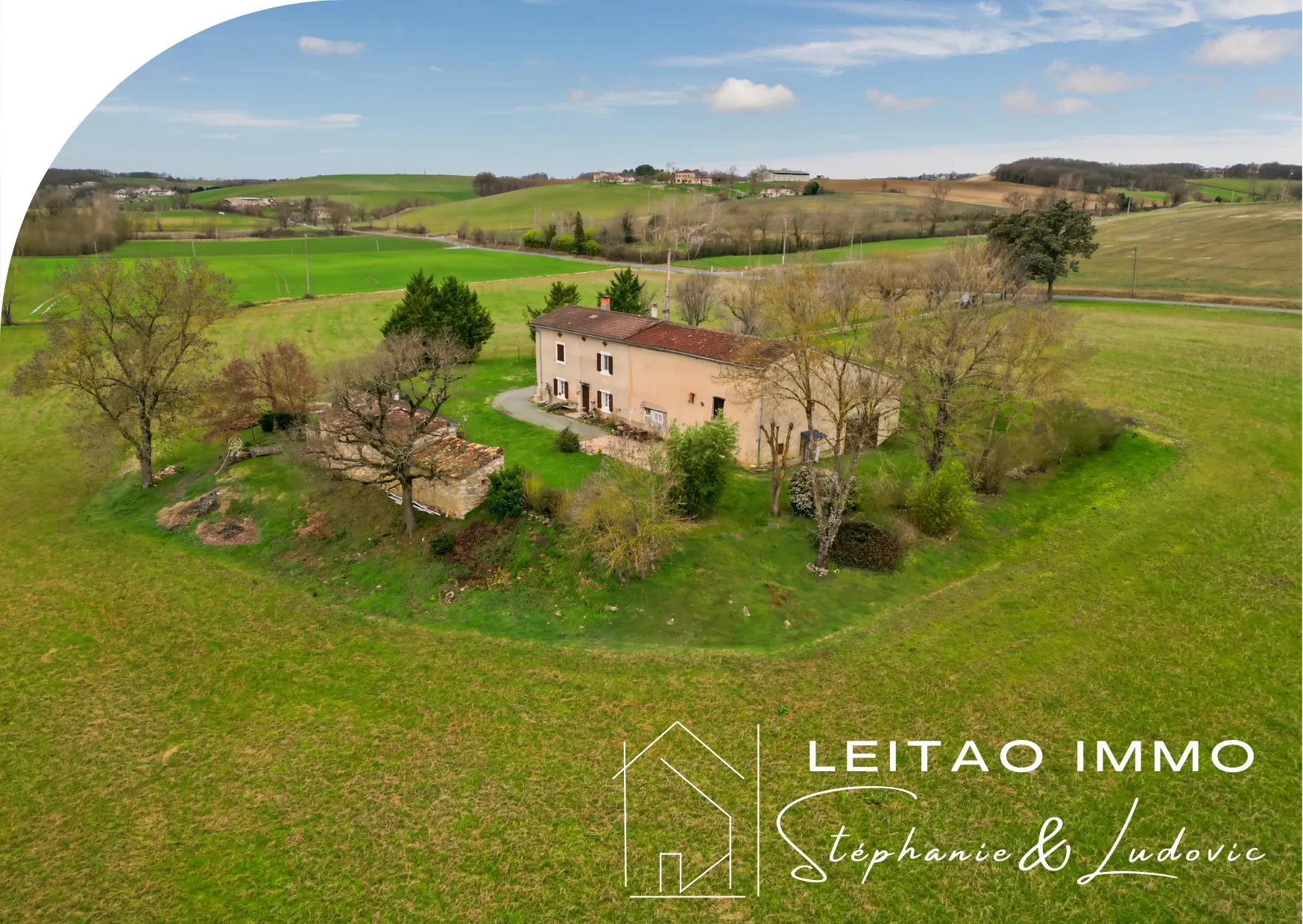 Ferme 156 m² avec grand terrain et environnement paisible à Labessière Candeil