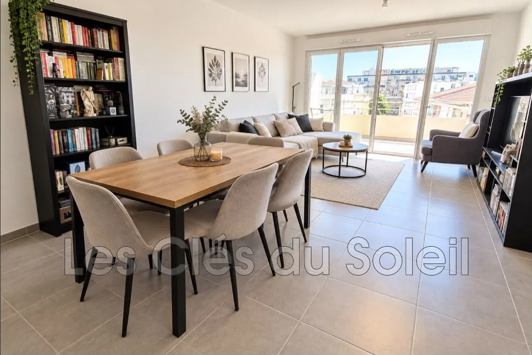 Appartement T3 avec terrasse à Toulon Brunet Est à vendre