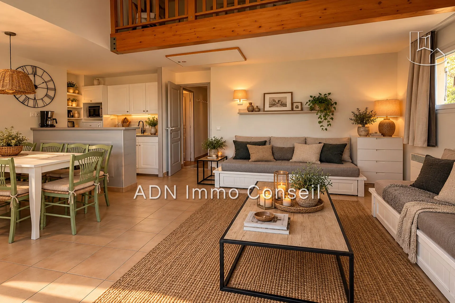 Appartement 4 pièces avec terrasse sur le Golf de Pont Royal à Mallemort