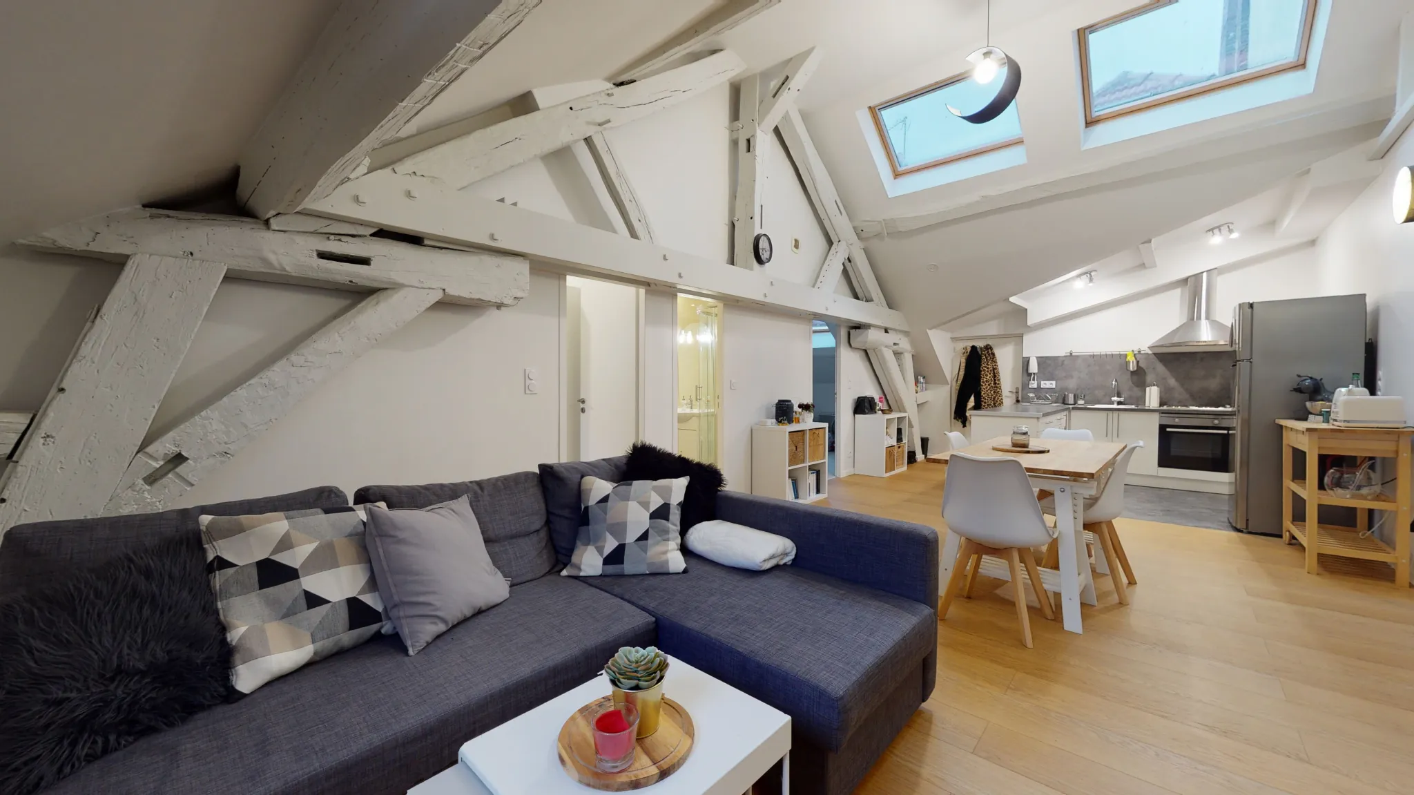 Appartement T3 à Dijon Centre avec 2 Chambres, Classe Énergie C
