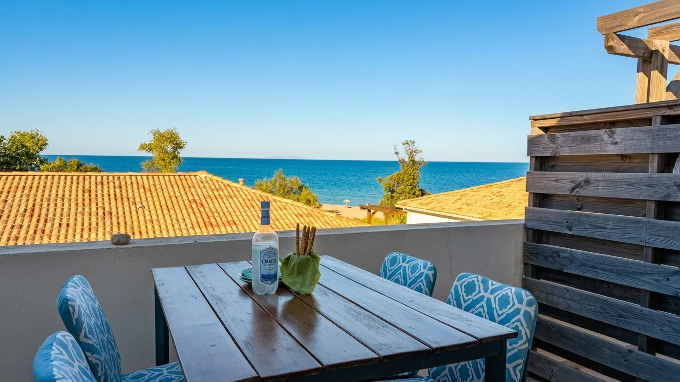 Appartement T3 avec terrasse et vue mer à Linguizzetta