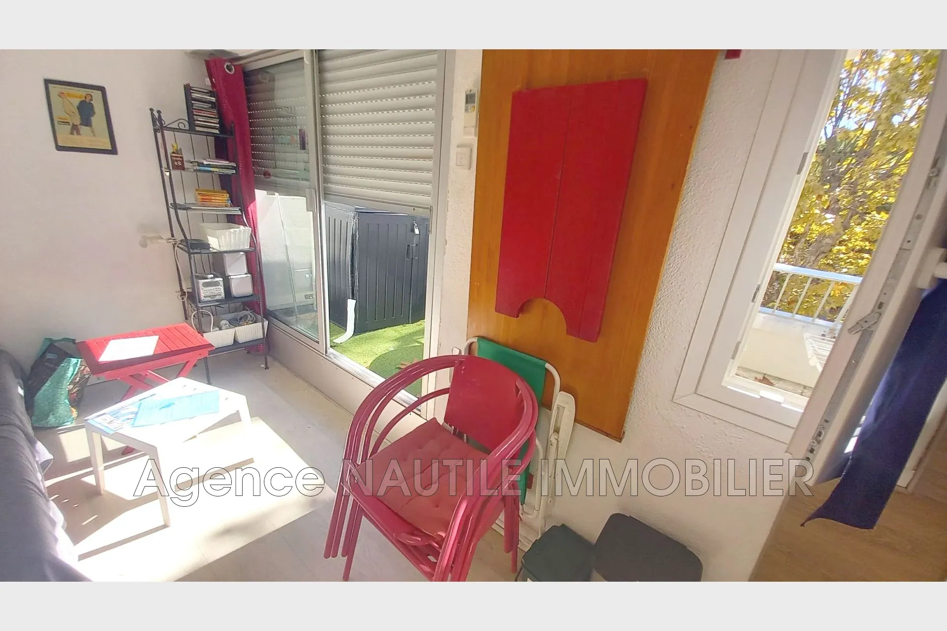 Studio à vendre à La Grande-Motte avec terrasse ensoleillée et vue verdure