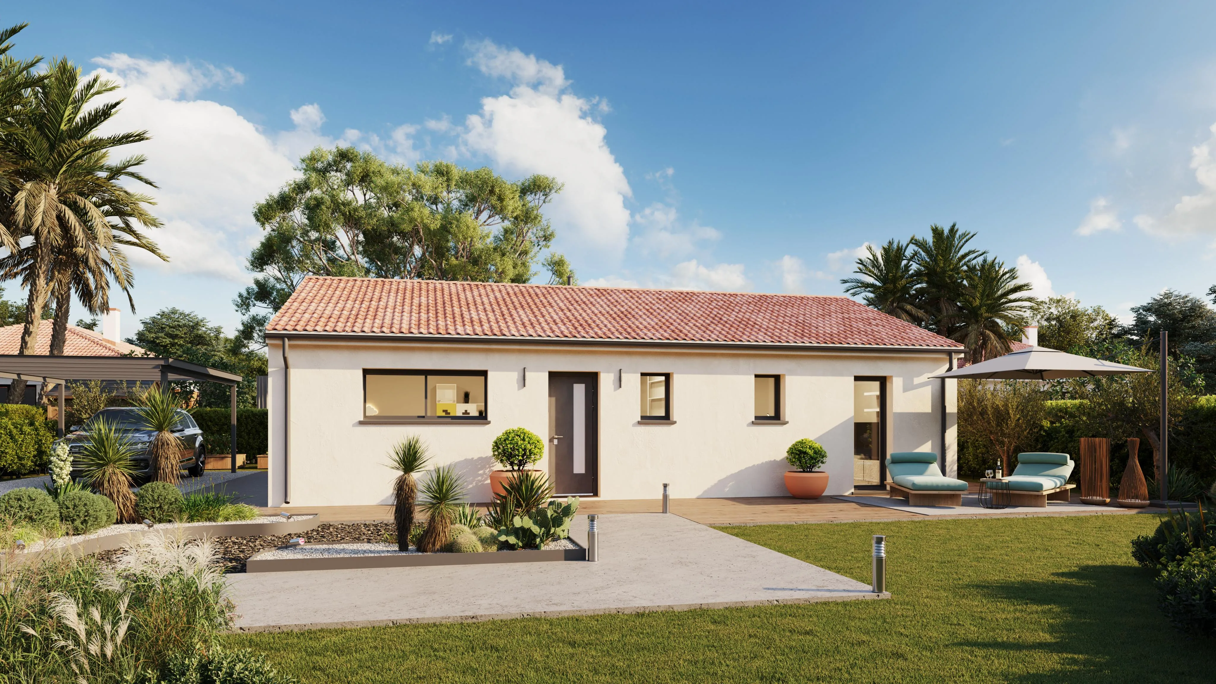 Maison moderne 3 chambres, conformité RE2020 à Mozac près de Riom