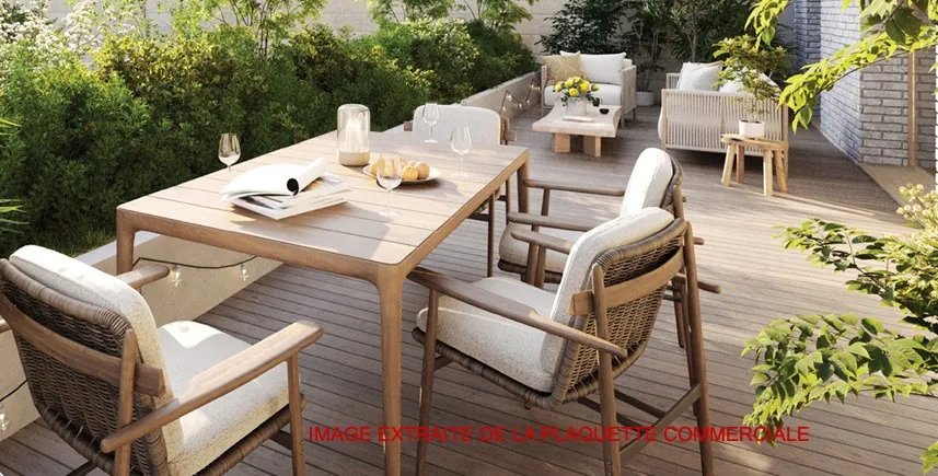 Appartement 3 pièces neuf avec terrasse à Pantin (93500) - Livraison 2028