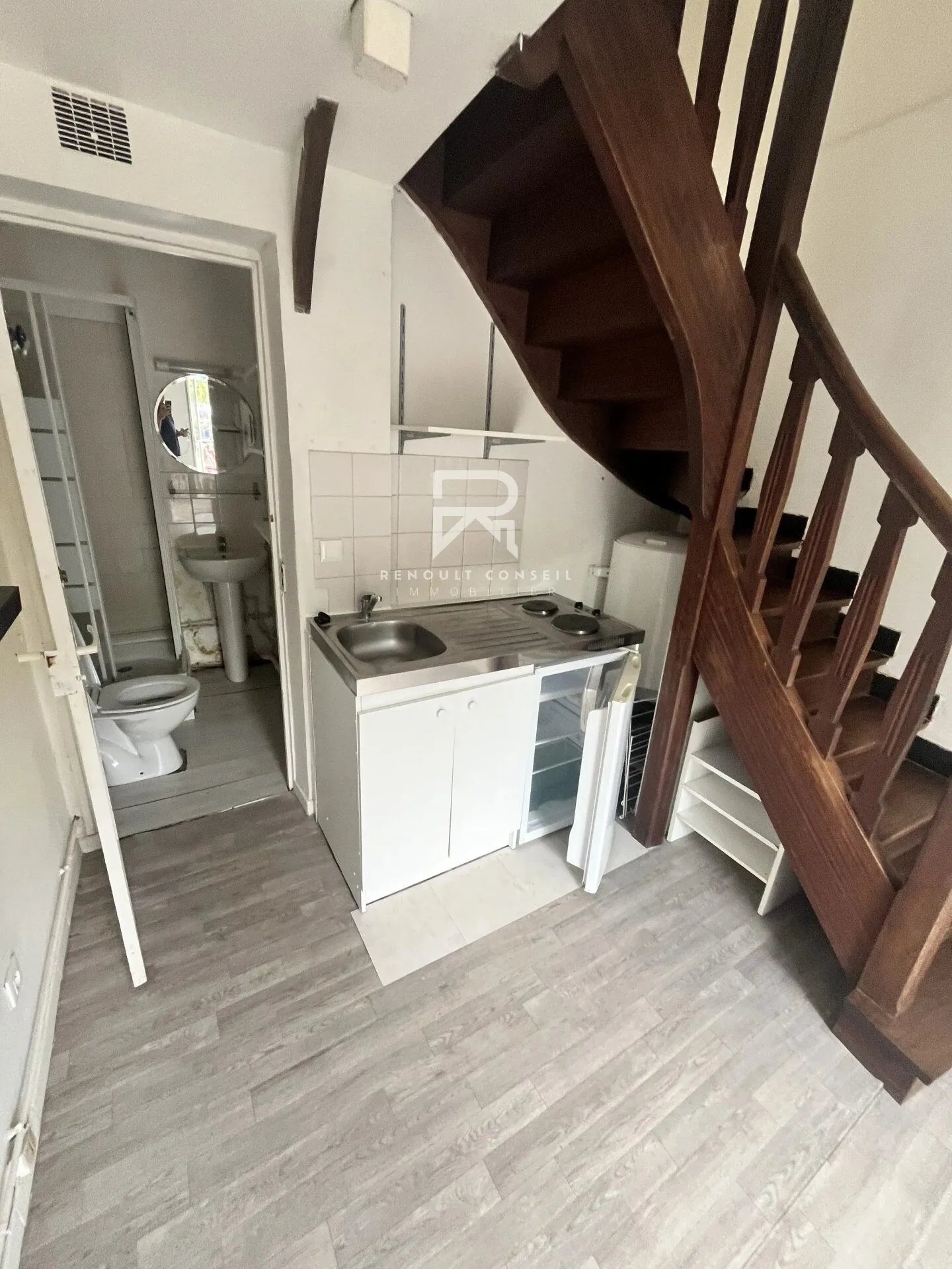 Charmant duplex T2 de 23 m² à Rouen avec terrasse, idéal investisseur