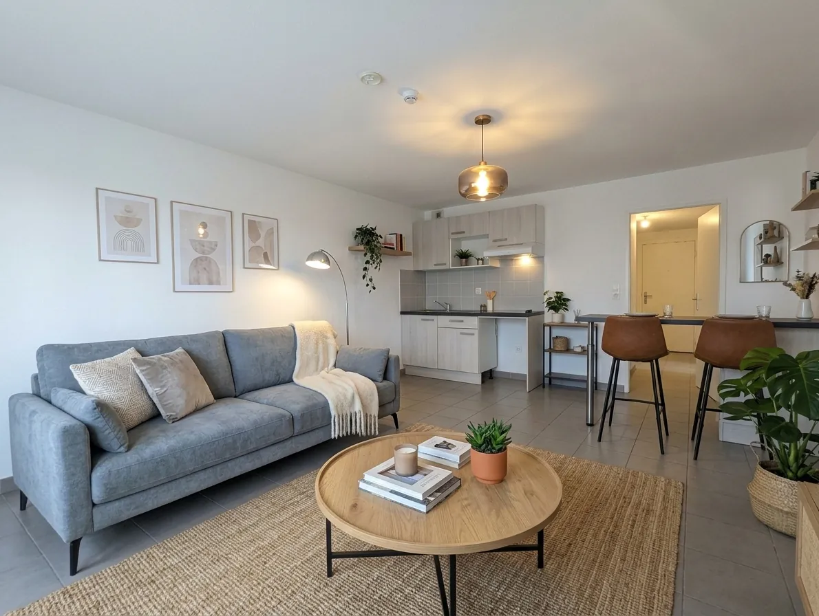 Spacieux appartement T3 avec terrasse et deux parkings à Cornebarrieu
