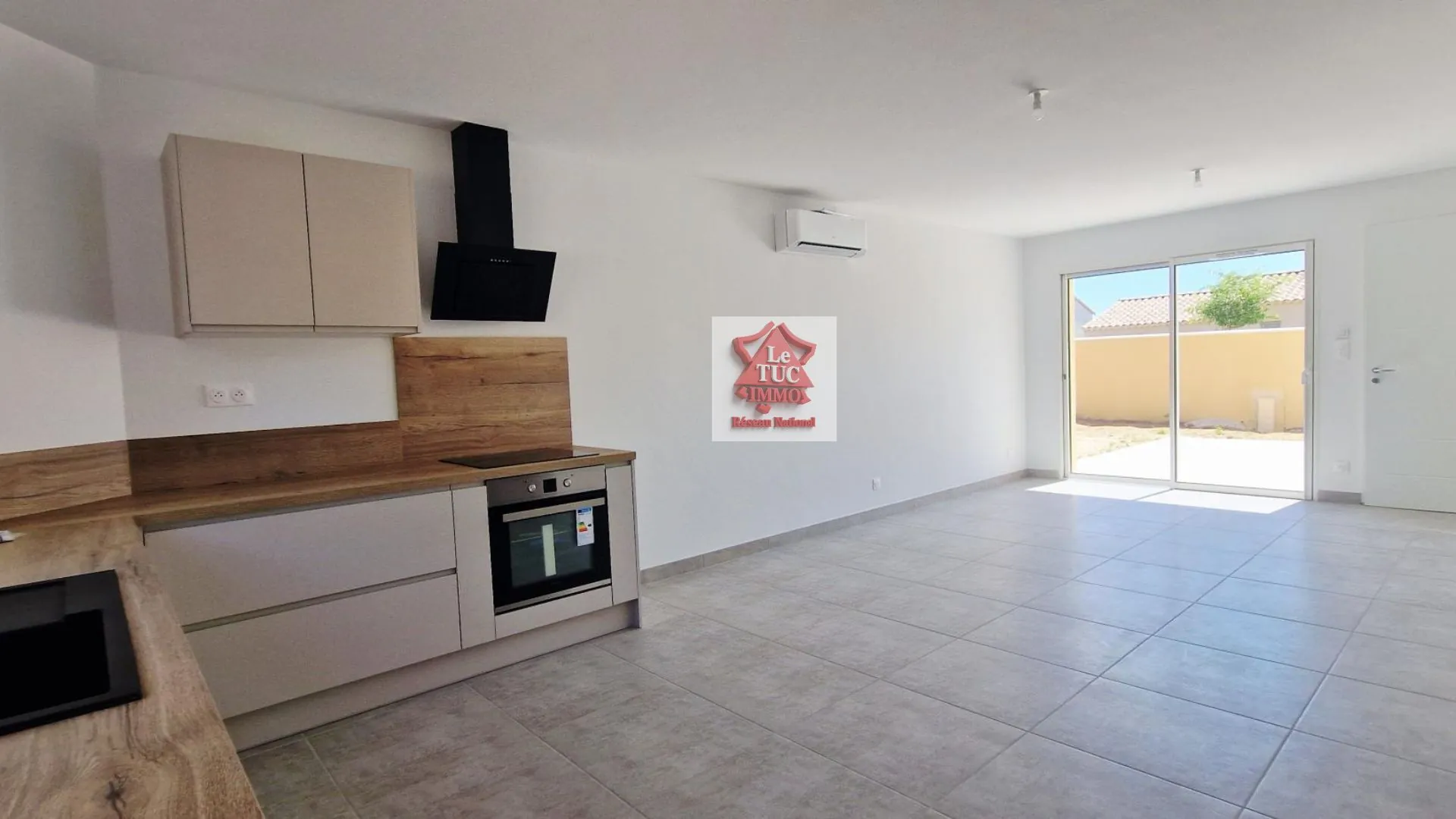 Villa neuve à Mondragon - 3 chambres, garage, terrasse, RT 2020