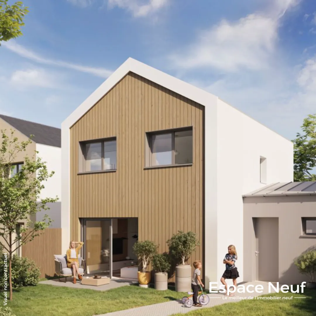 Maison T4 neuve de 86 m² avec terrasse et jardin à Vern-sur-Seiche - BRS et PTZ