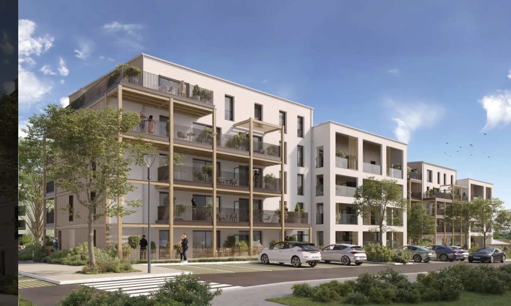 Appartement T3 neuf de 65 m² avec balcon à Vezin le Coquet en BRS