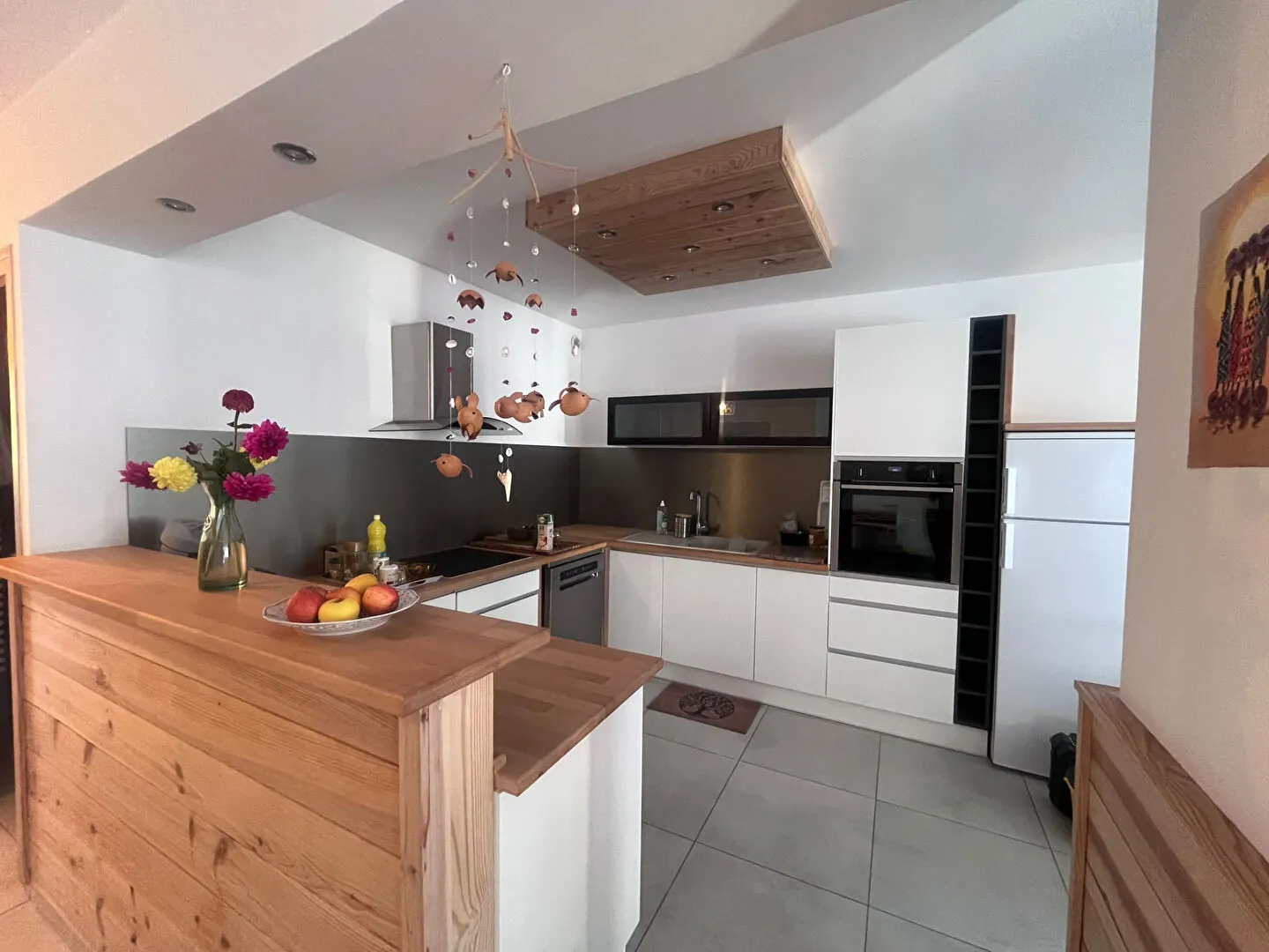 Bel appartement 3 pièces rénové avec garage à Briançon